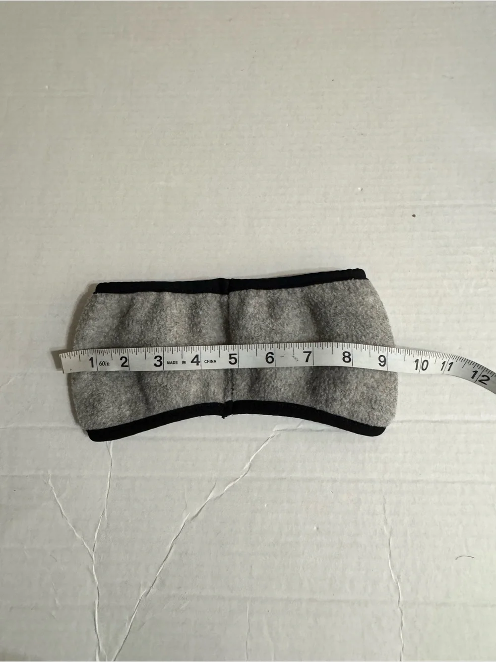 The North Face Polartec Fleece Headband Ear Warmer Gray Hiking Outdoors One Size